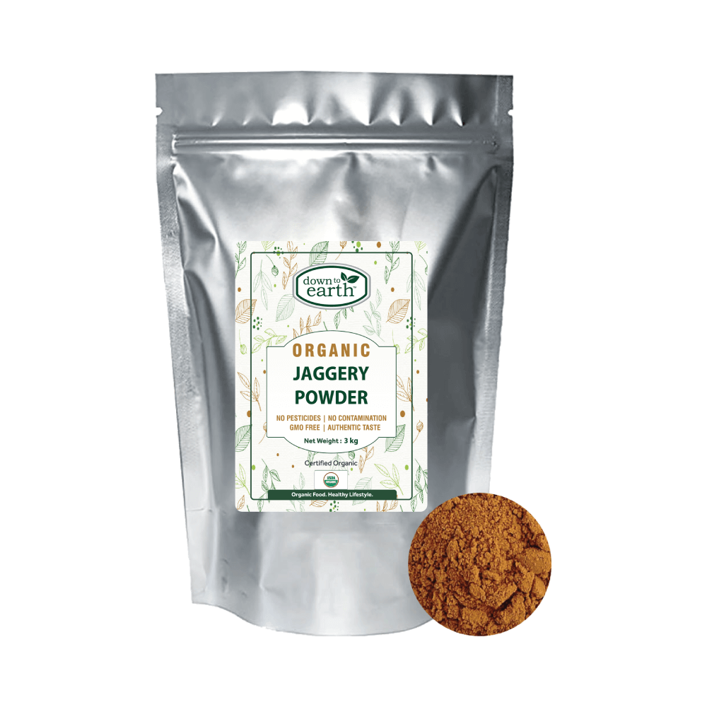 Down To Earth Organic Jaggery Powder Fine 3kg