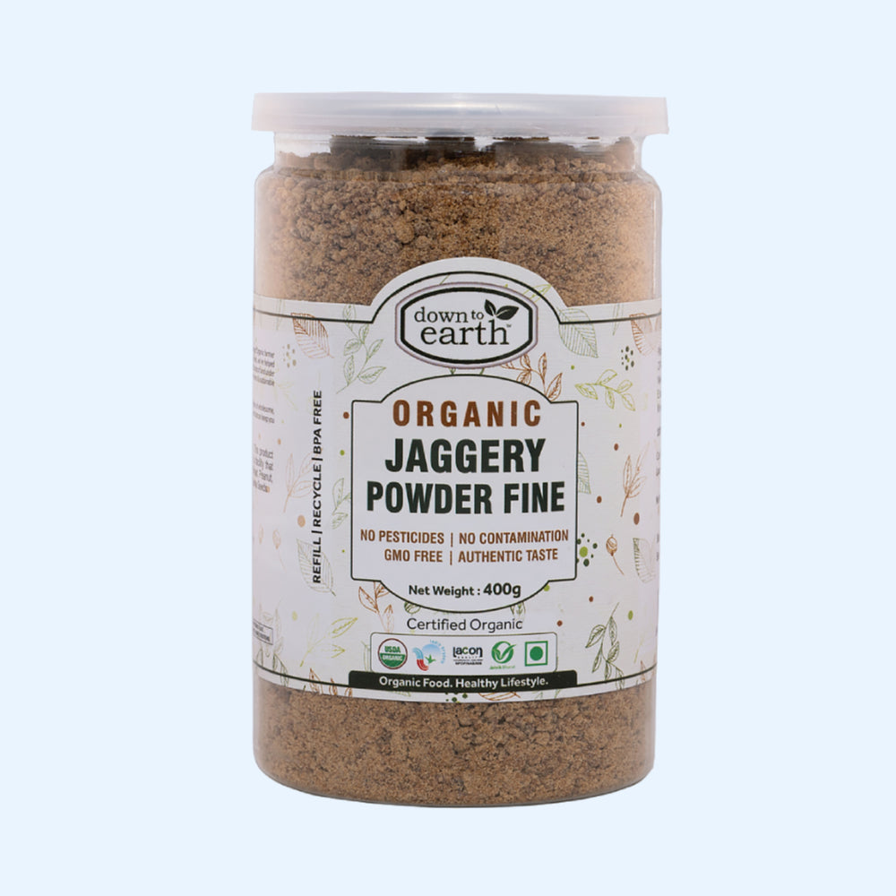 Organic Jaggery Powder 400g (Down To Earth)