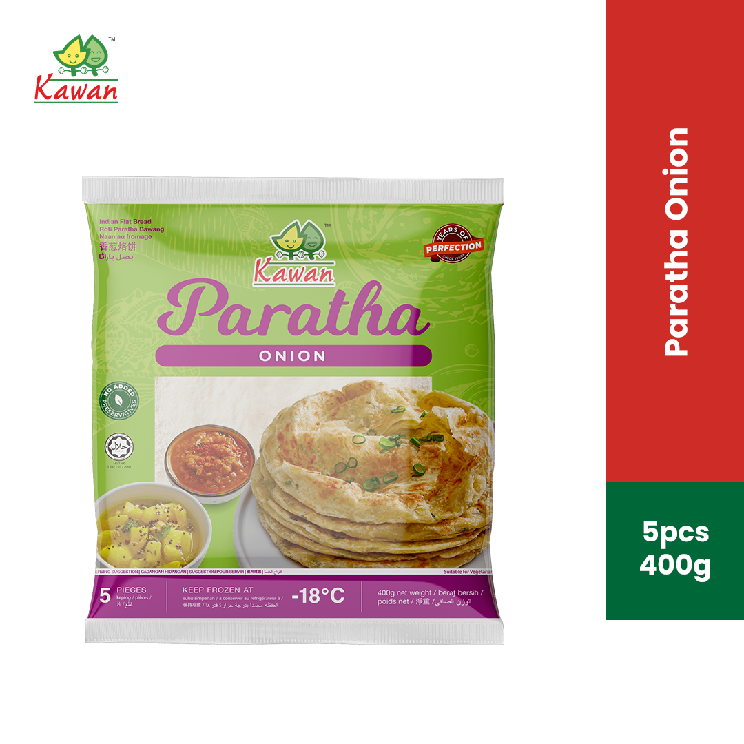 Frozen Onion Paratha 5pcs x 80g (Kawan)