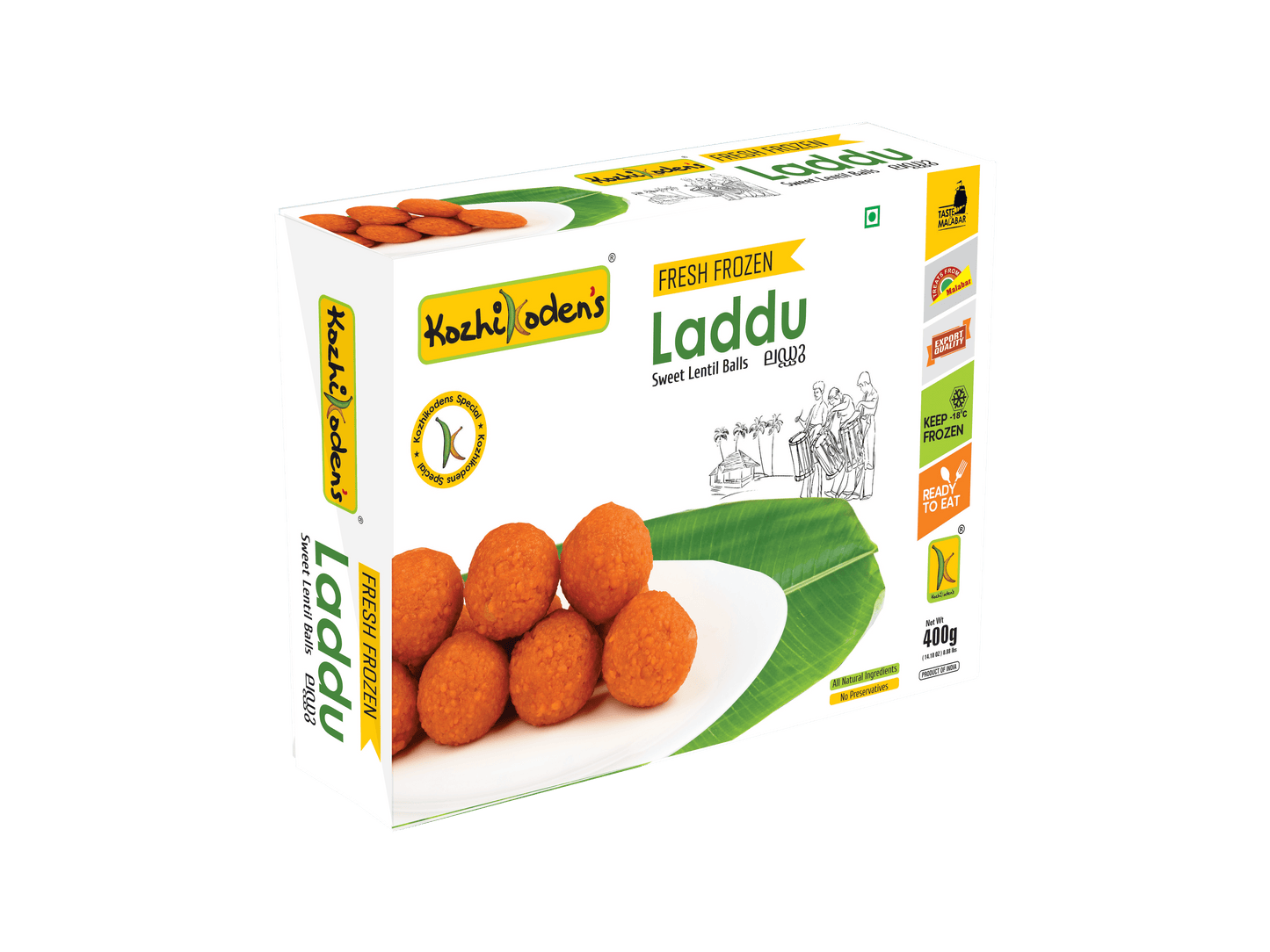 Frozen Ladu 400g (Kozhikoden’s)