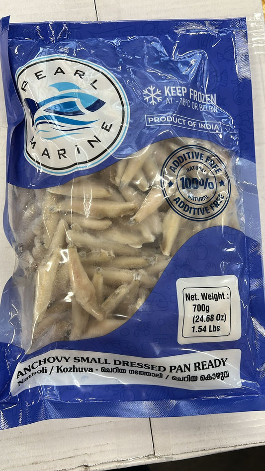 Frozen Fish Anchovy Small Dressed Pan Ready 700g (Product of India)
