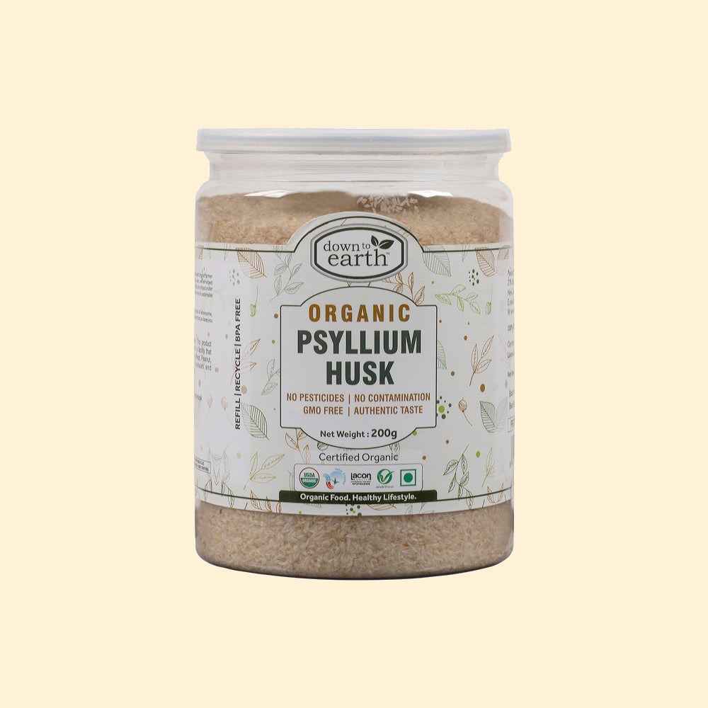 Organic Psyllium Husk 200g (Down To Earth)