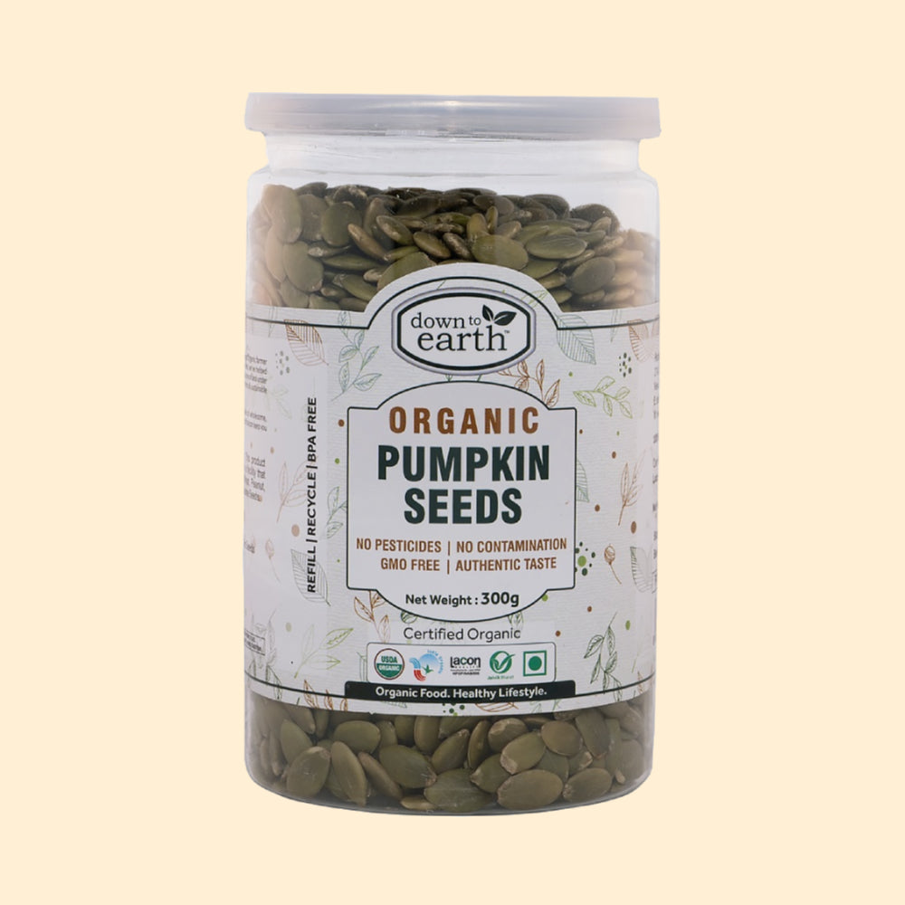 Organic Pumpkin Seeds 300g (Down To Earth)