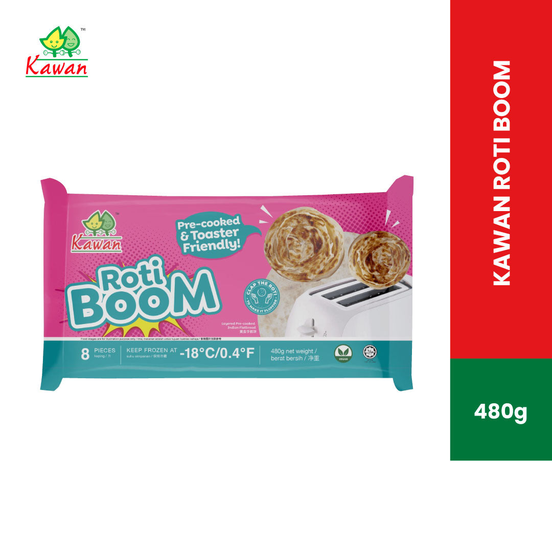 Frozen Roti Boom 8 pc x 60g (Kawan)