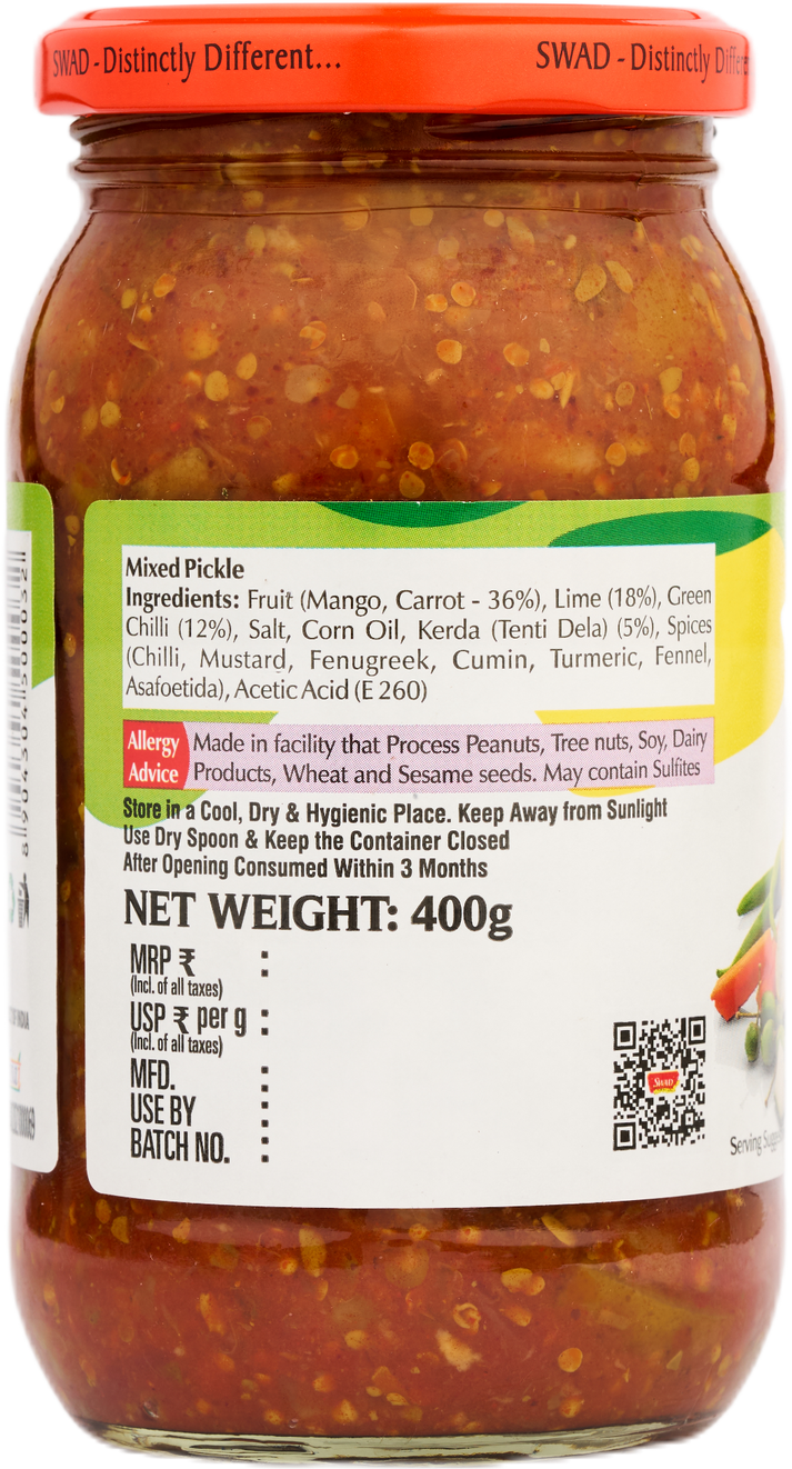 Swad Pickle Mixed 450g