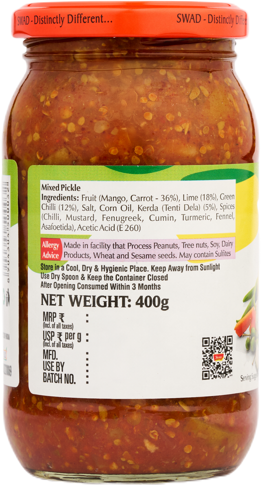 Swad Pickle Mixed 450g