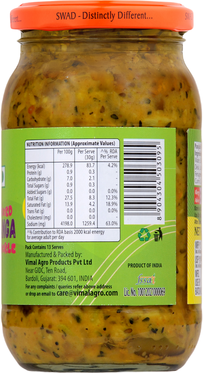 SWAD Punjabi Mixed Pachranga Pickle 450g