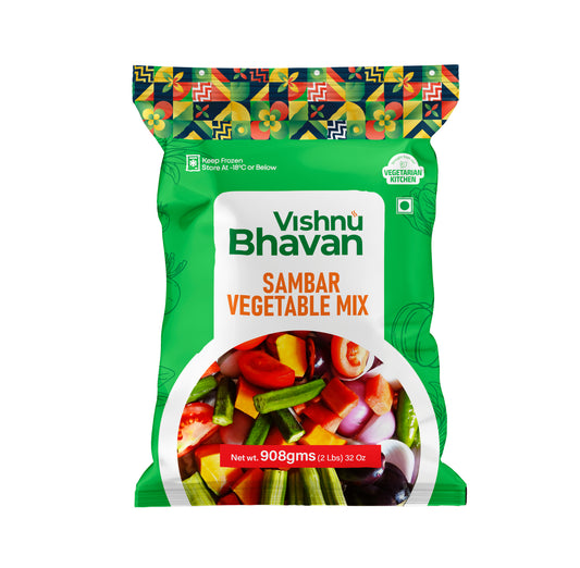 Frozen Sambar Vegetable mix 400g (Vishnu Bhavan)