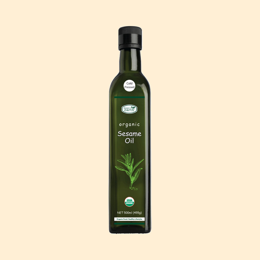 Organic Sesame Oil Cold Pressed 500ml (Down To Earth)