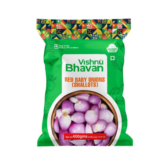 Frozen Red Baby onions 400g (Vishnu Bhavan)