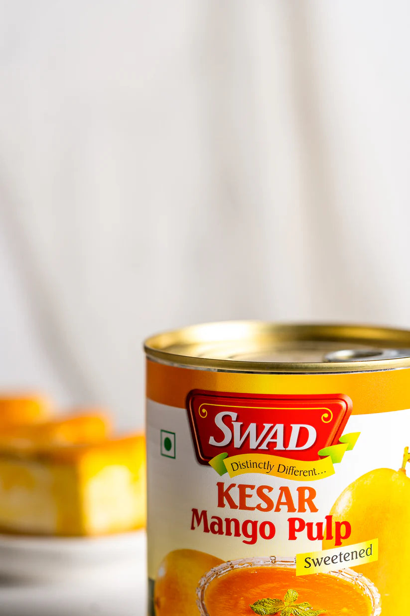 Swad Kesar Mango Pulp 850g (Sweetened)