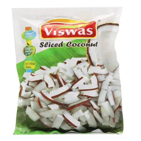 Frozen Sliced Coconut 400g (Viswas)