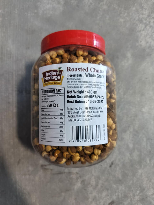 Indian Heritage Roasted Chana with Skin 400g