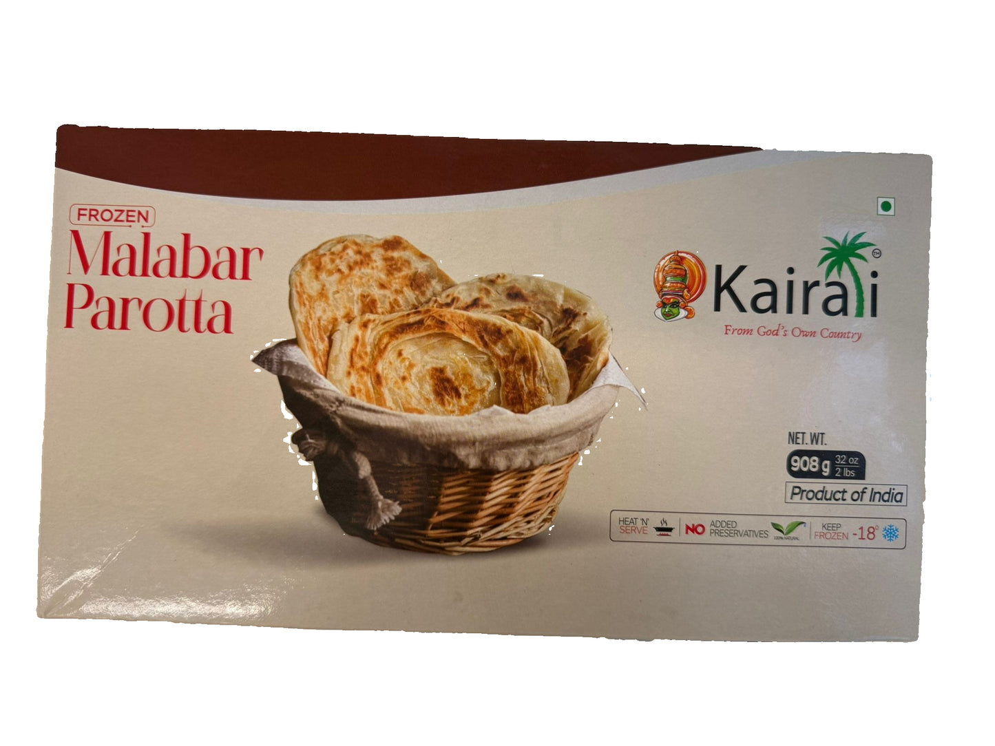 Frozen Malabar Paratha 908g (Kairali)