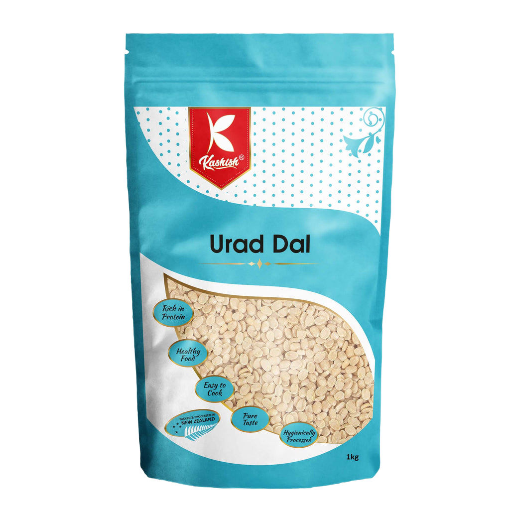 Urad Dal 1kg (Black Split Lentils Without Skin) (Kashish)