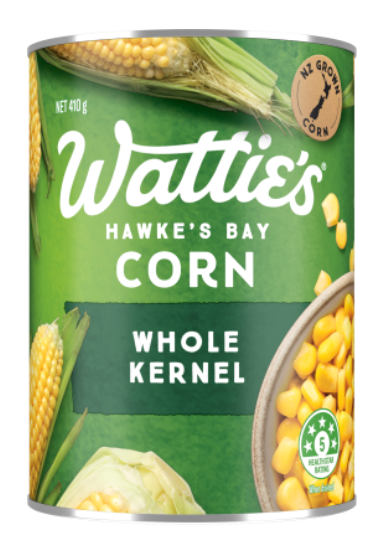 Watties Corn Whole Kernel 410g