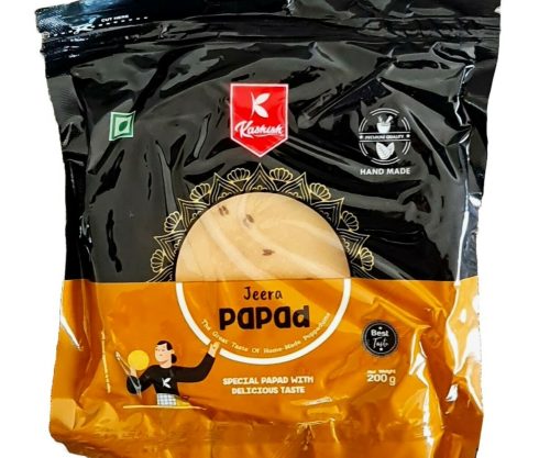Kashish Jeera Papad 5" 200g
