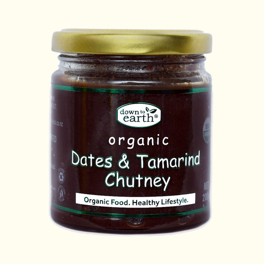 Organic Dates & Tamarind Chutney 200g (Down To Earth)
