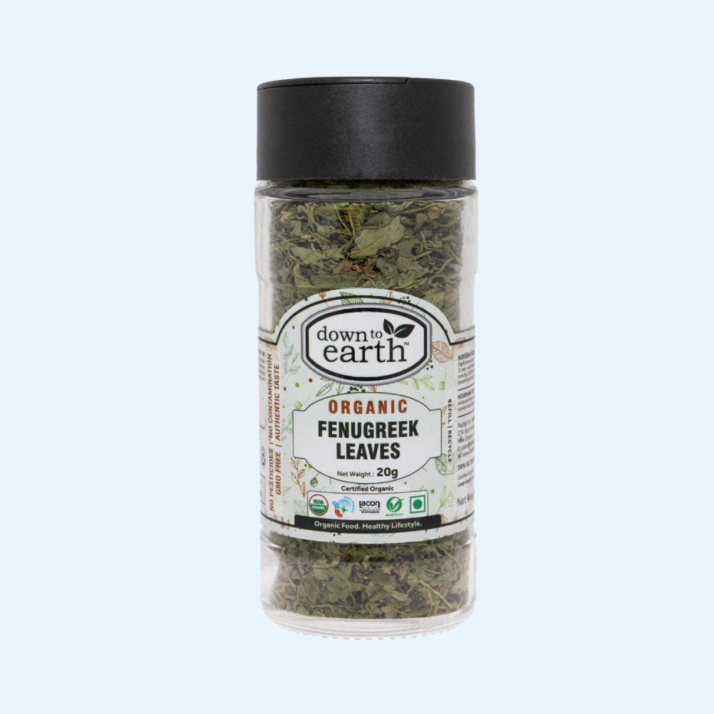 Organic Fenugreek Leaves 20g (Down To Earth)