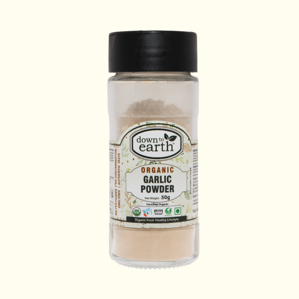 Organic Garlic Powder 50g (Down To Earth)