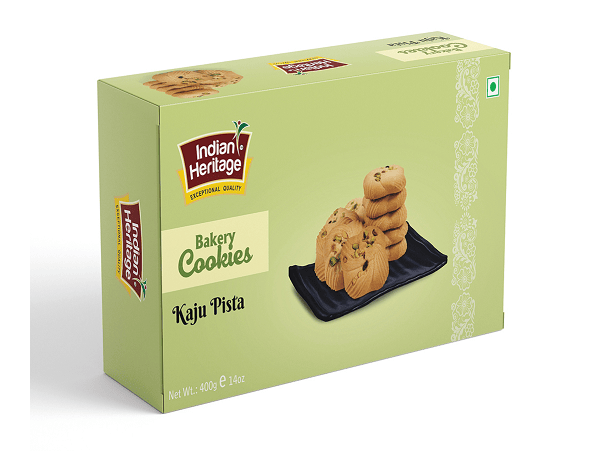 Kaju Pista Cookies 350g (Indian Heritage)