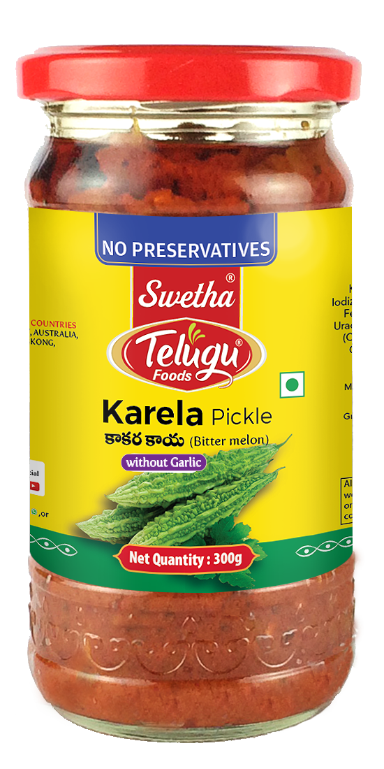 Karela Pickle (Without Garlic) 300g (Telugu)