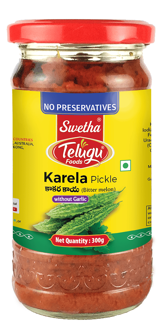 Karela Pickle (Without Garlic) 300g (Telugu)