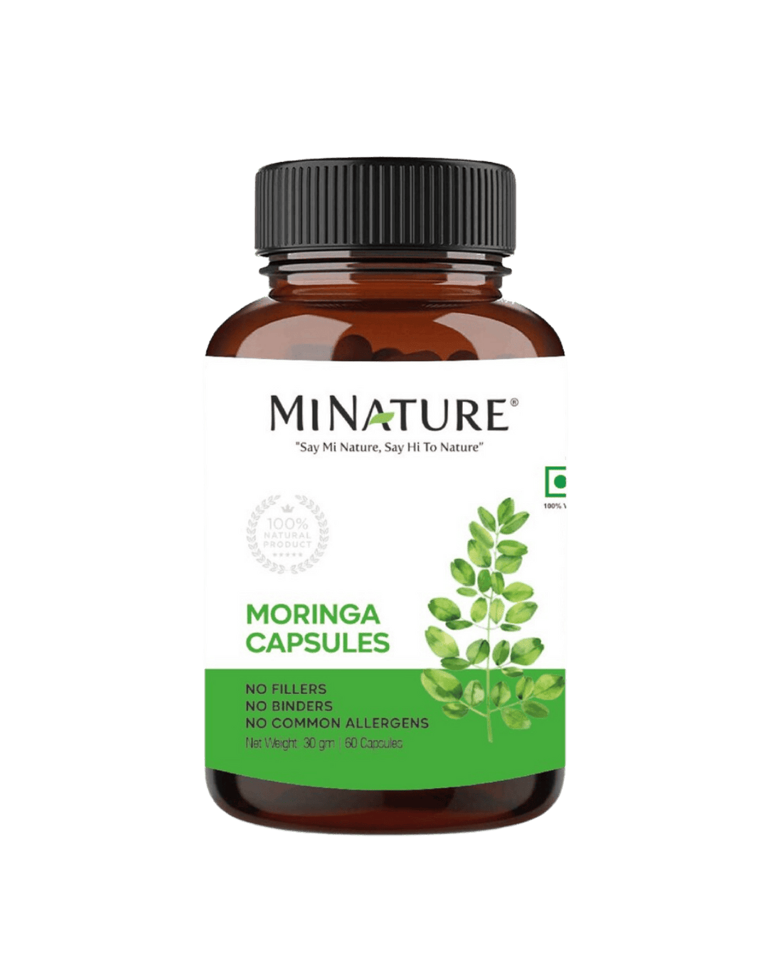 Moringa Capsules - 90 Vegetarian Capsules 500mg