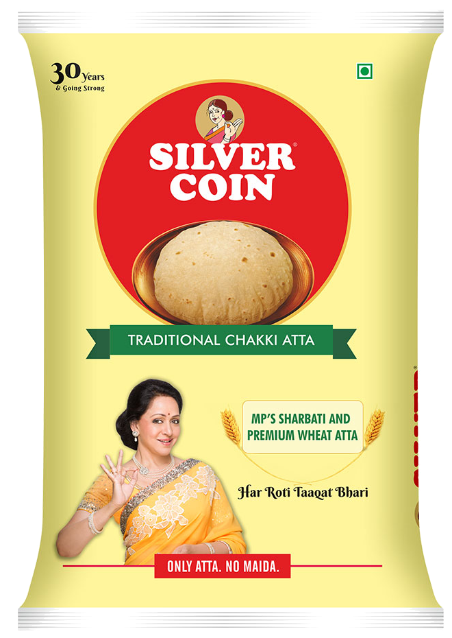 Silver Coin Chakki Atta 10kg (Limits Apply)