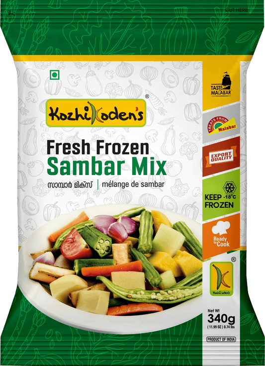 Frozen Sambar Mix 340g (Kozhikoden’s)