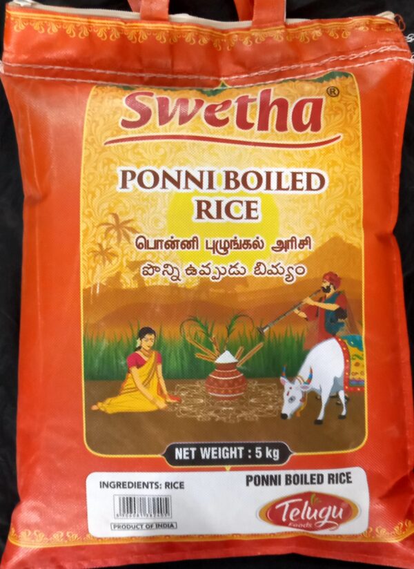 Ponni Boiled Rice 5Kg (Swetha)