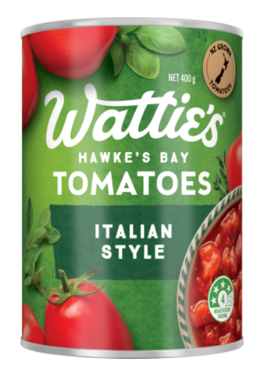 Watties Tomatoes Seasoned Italian 400g
