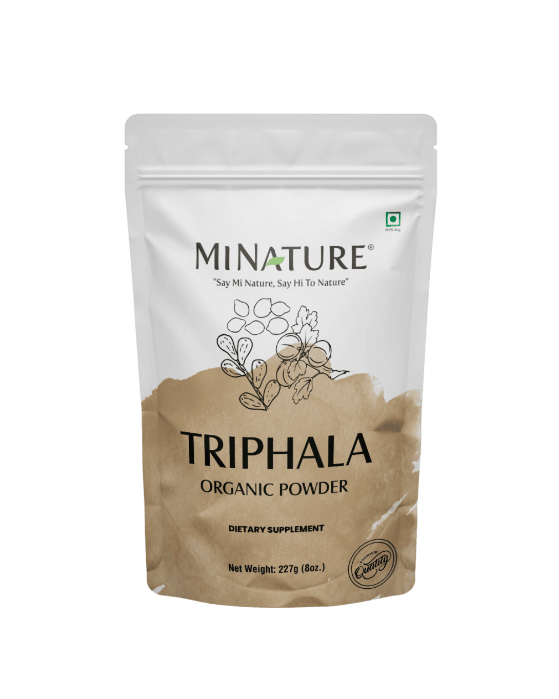 Organic Triphala Powder 227g - USDA Certified