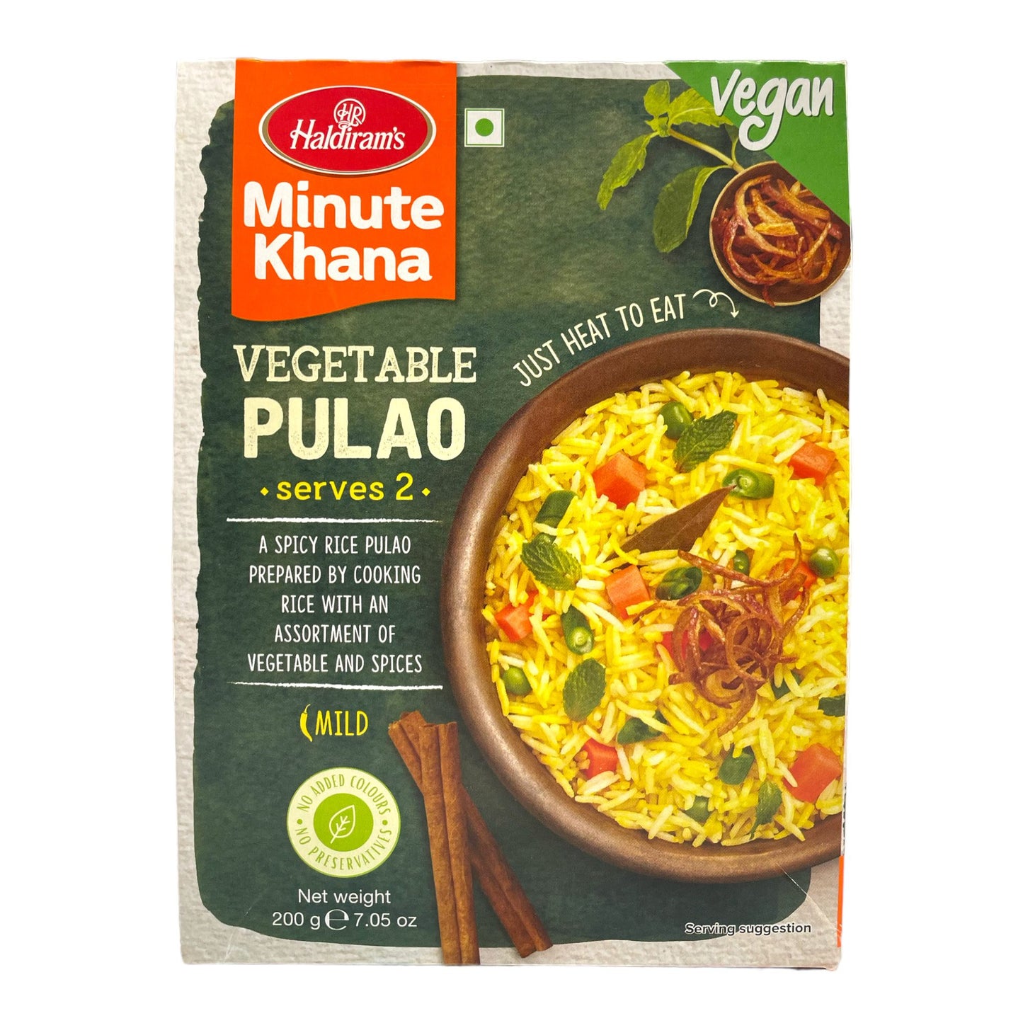 Ready Meal Vegetable Pulao 300g (Haldirams)