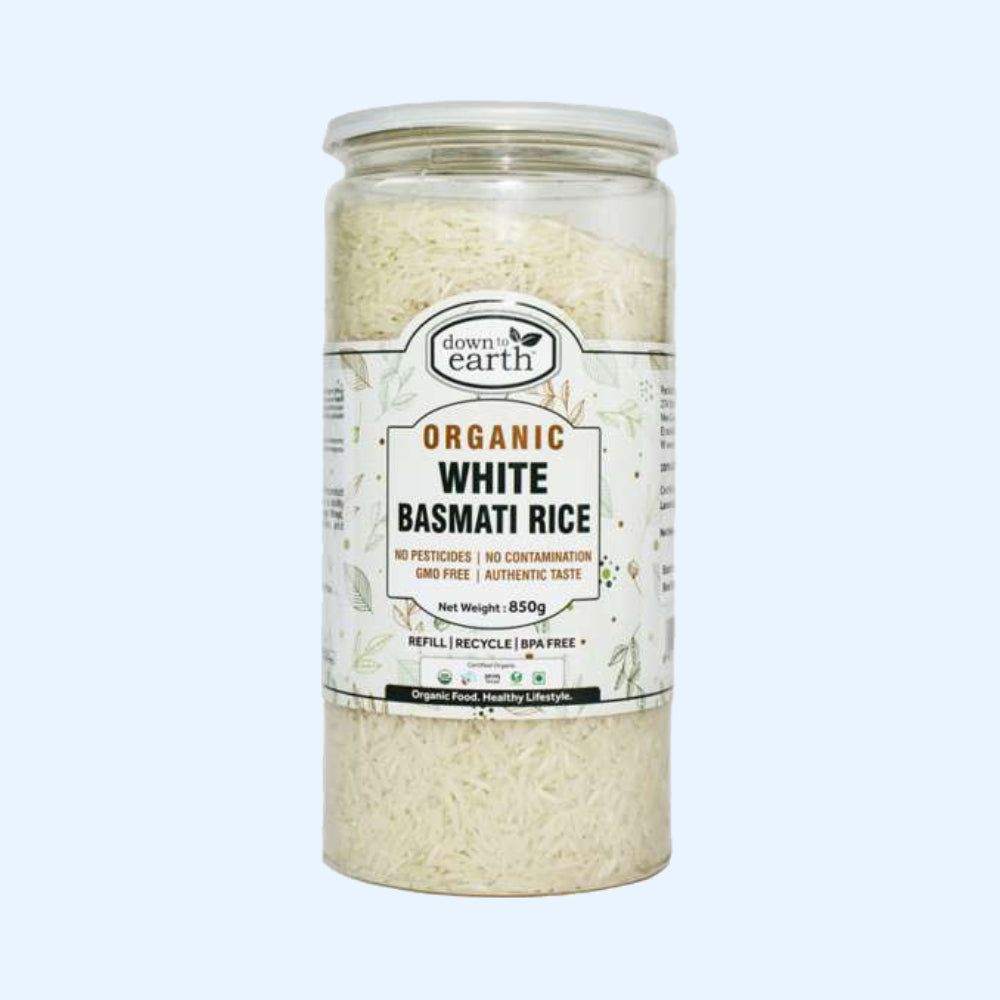 Down To Earth Organic White Basmati Rice 770g