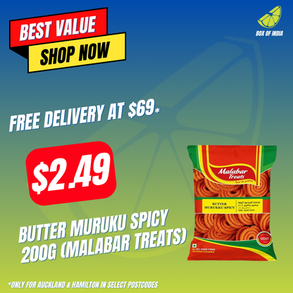 Butter Muruku Spicy 200g (Malabar Treats)