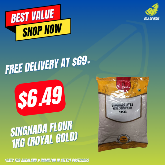 Singhada Flour 1Kg (Royal Gold)