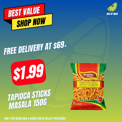 Tapioca Sticks Masala 150g (Malabar Treats)