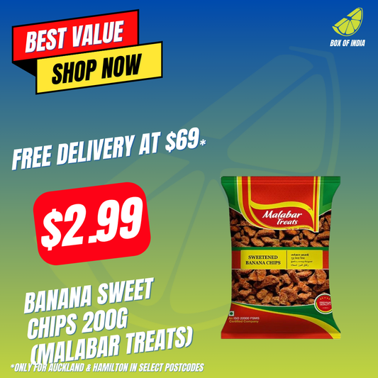 Banana Sweet Chips 200g (Malabar Treats)