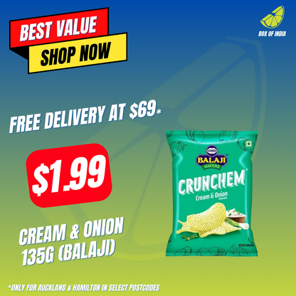 Cream & Onion 135g (Balaji)