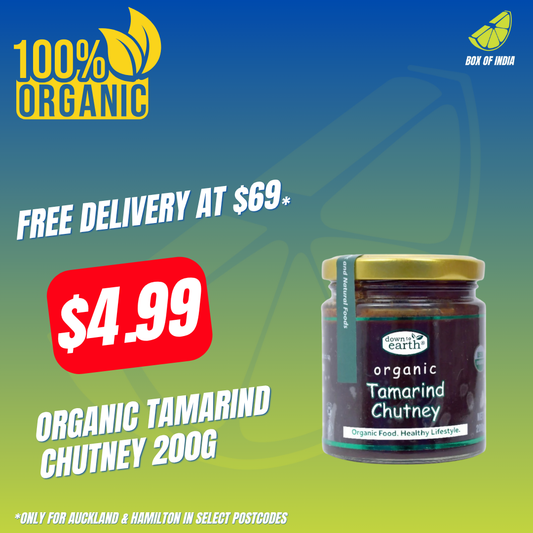 Organic Tamarind Chutney 200g (Down To Earth)