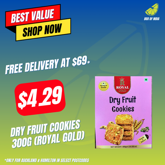 Dry Fruit Cookies 300g (Royal Gold)