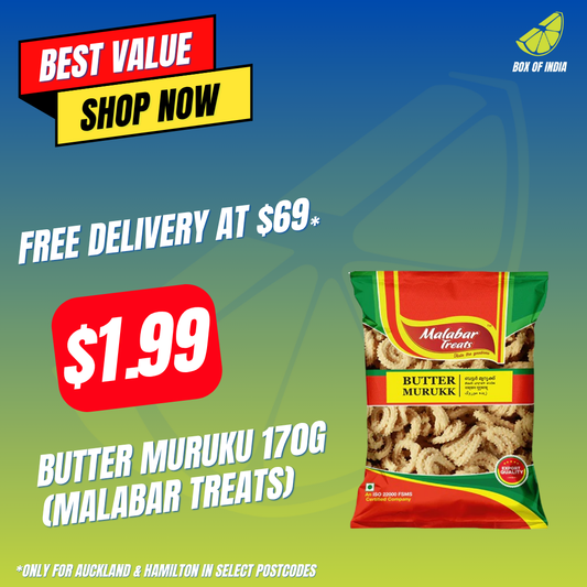 Butter Muruku 170g (Malabar Treats)