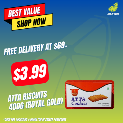 Atta Biscuits 400g (Royal Gold)