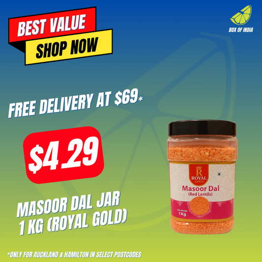 Masoor Dal Jar 1 Kg (Royal Gold)
