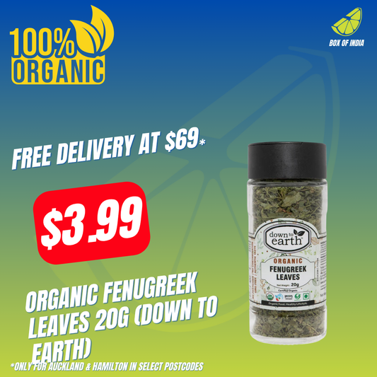Organic Fenugreek Leaves 20g (Down To Earth)