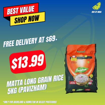 Matta Long Grain Rice 5Kg (Pavizham)