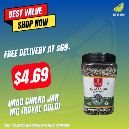 Urad Chilka Jar 1Kg (Royal Gold)
