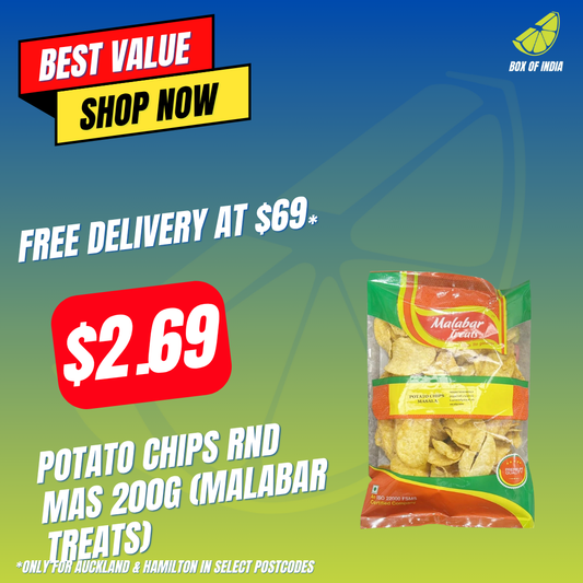 Potato Chips Rnd Mas 200g (Malabar Treats)