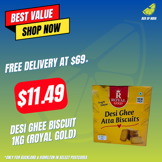 Desi Ghee Biscuit 1Kg (Royal Gold)